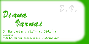 diana varnai business card